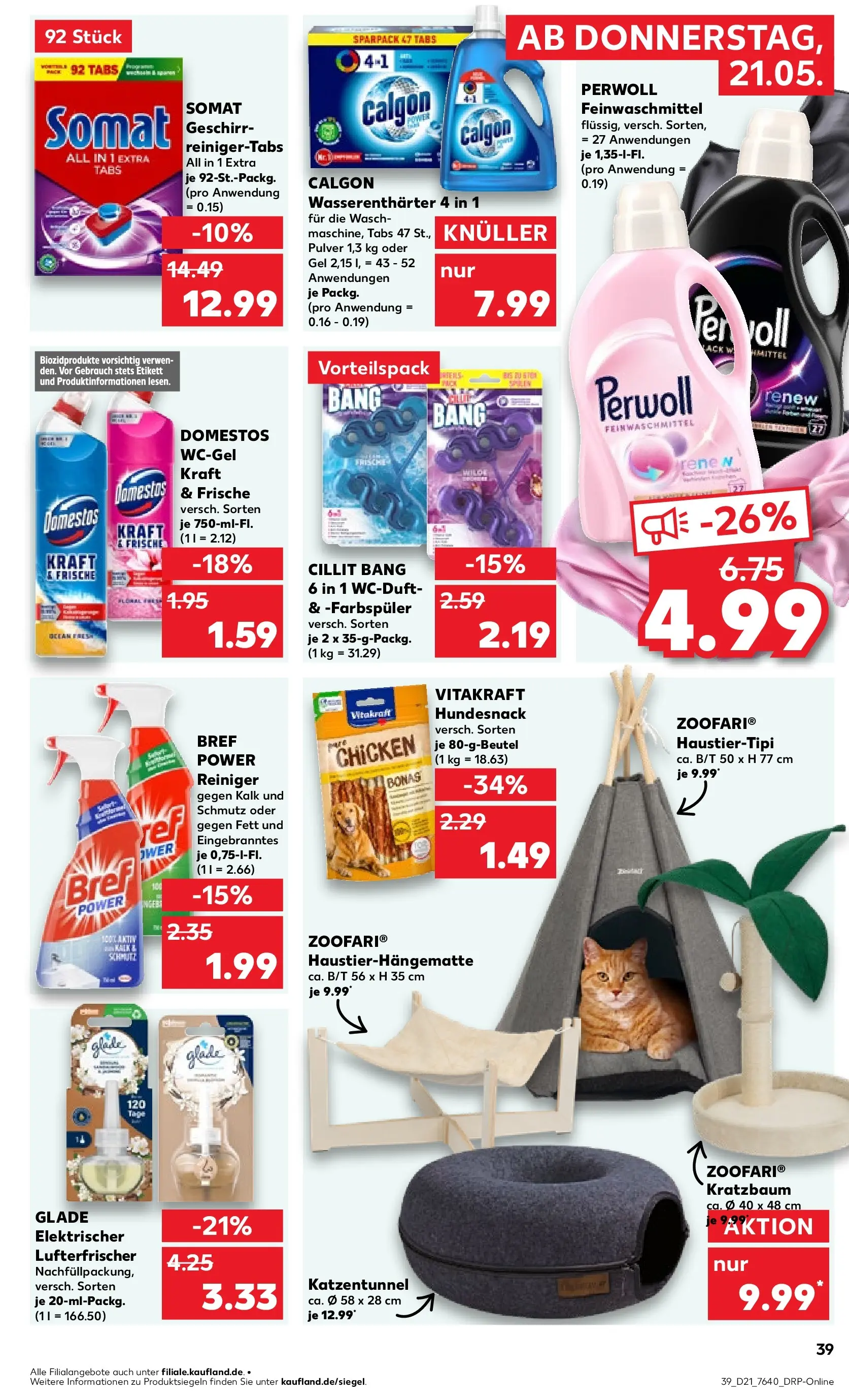Prospekt Kaufland ab 18.05.2026 » Angebote und Werbung Online | Seite: 52 | Produkte: Perwoll, Waschmittel Prospekt Kaufland ab 18.05.2026 » Angebote Online zum Blättern | Seite: 52 | Produkte: Perwoll, Waschmittel