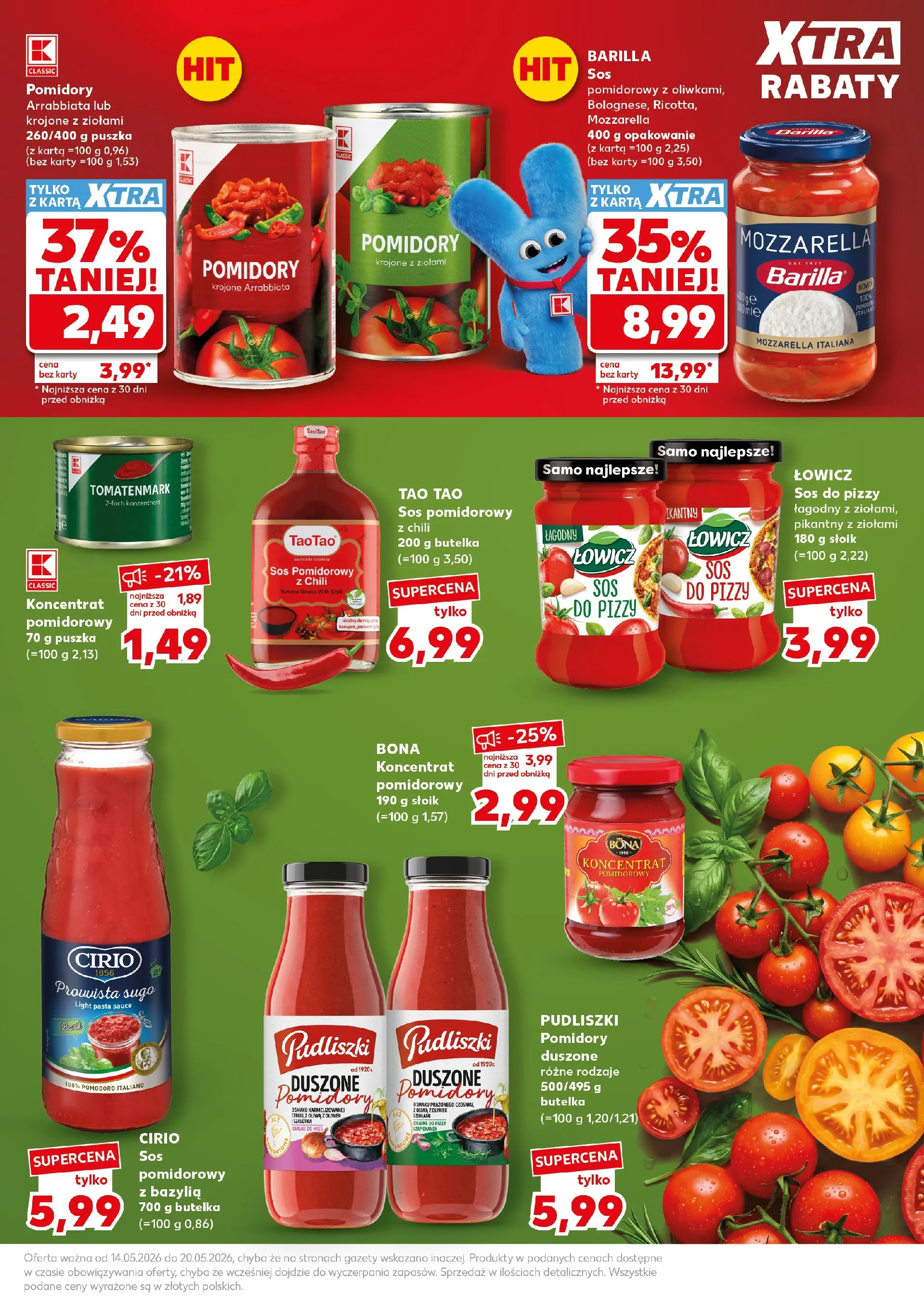 Kaufland gazetka - Super Sobota od 16.05.2026 - od jutra PDF | Strona: 17 | Produkty: Karta, Koncentrat pomidorowy, Bazylia, Pomidory