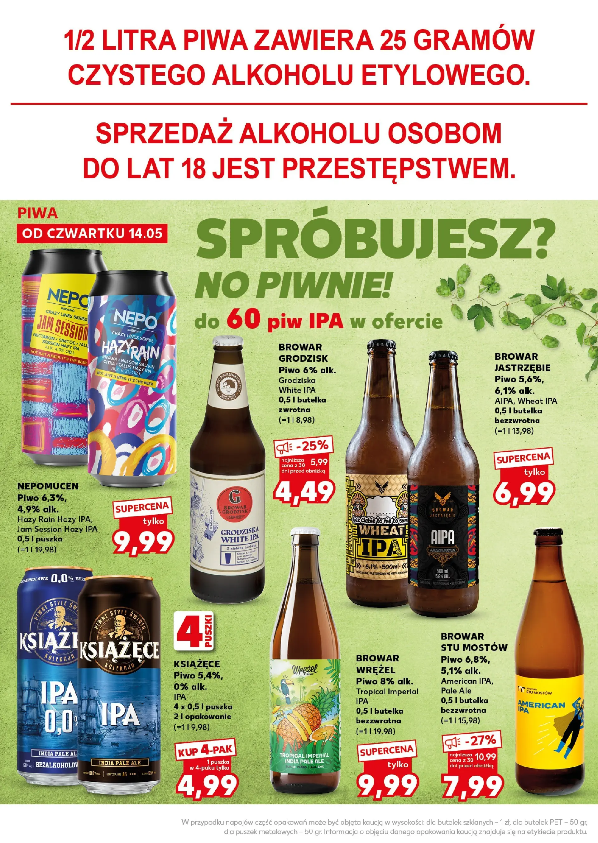 Kaufland gazetka - Super Sobota od 16.05.2026 - od jutra PDF | Strona: 20 | Produkty: Piwo, Herbata