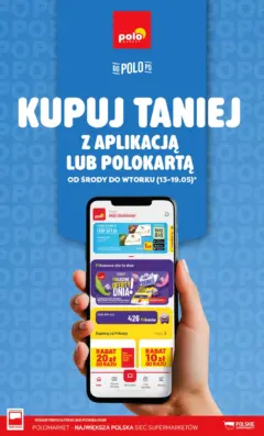 Pogląd oferty "POLOmarket gazetka - Kupuj taniej z POLOappką" - ważna od 13.05.2026