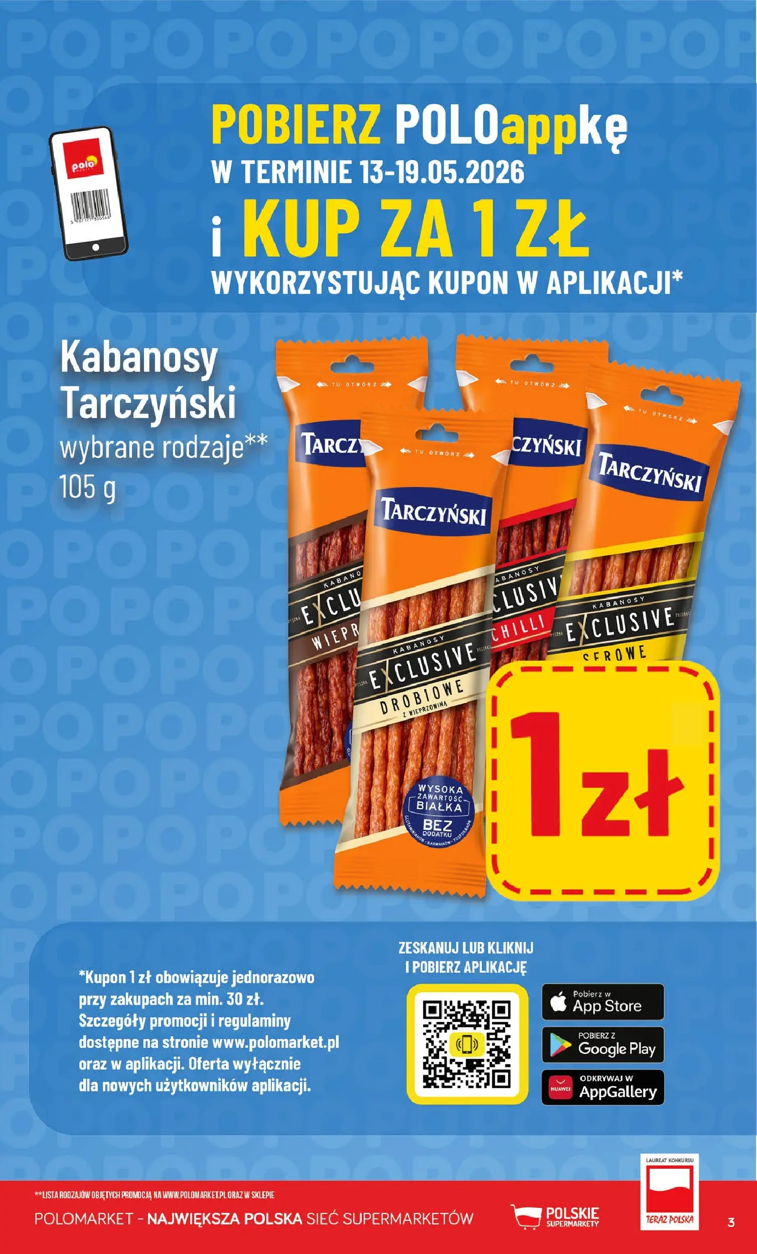 Nowa POLOmarket gazetka od jutra 12.05.2026 | Strona: 3