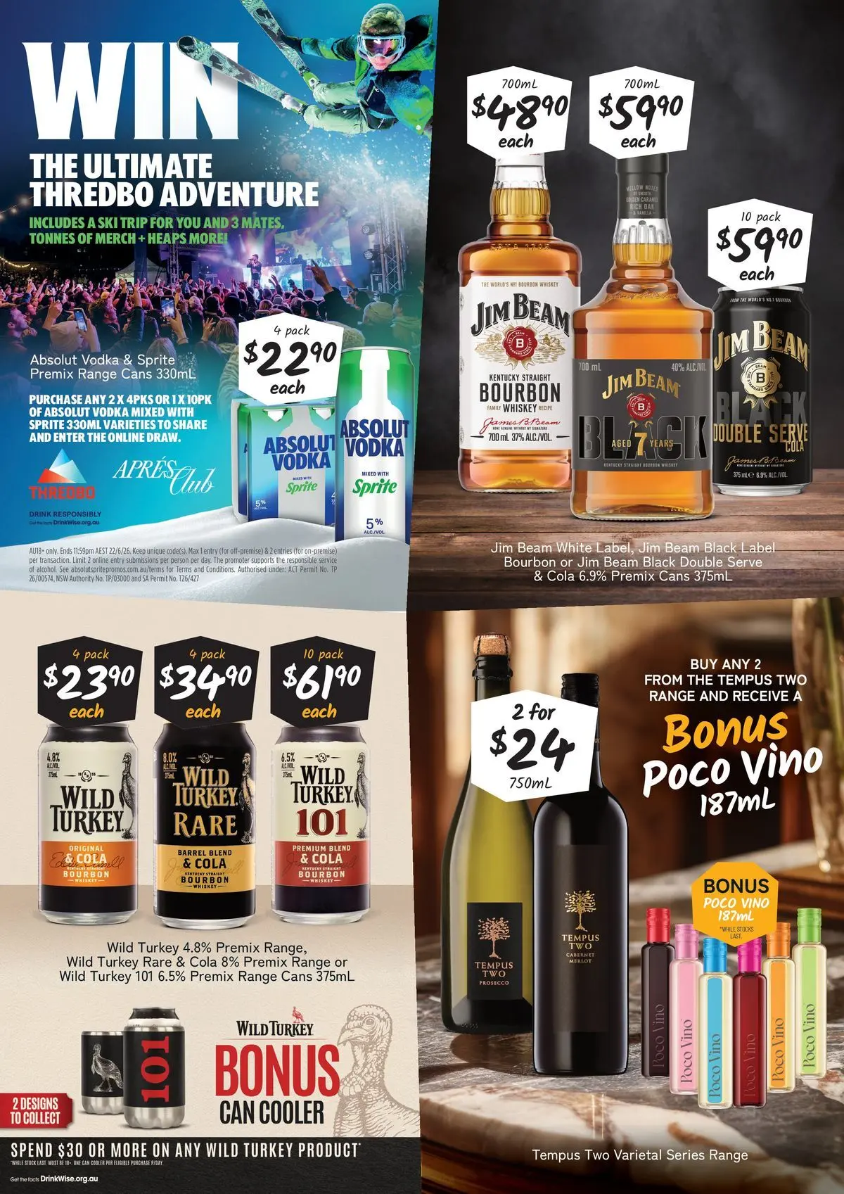 Cellarbrations - Good Shout! QLD SS 18/05 - 17/05/2026 > weekly / monthly specials | Page: 2 | Products: Bourbon, Vodka, Whiskey, Turkey
