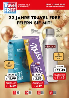 Travel FREE Aktionsangebote ab 15.05.2026 gültig