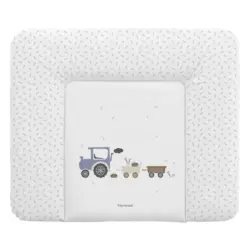 Wickelauflage Little Farm blau 75/85 cm