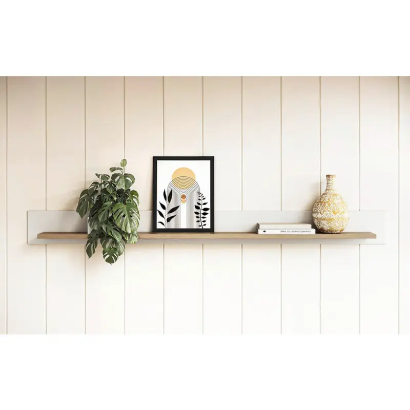 Wandboard in 150/17/17 cm Wei&szlig;