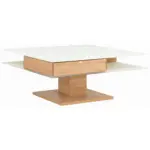 XXXLutz Lauterach - Ihr M&ouml;belhaus bei Bregenz Couchtisch in Glas, Holzwerkstoff 90/90/43 cm