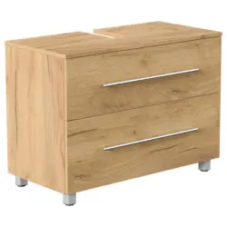Waschbeckenunterschrank Mondial Eiche Dekor B: 85 cm