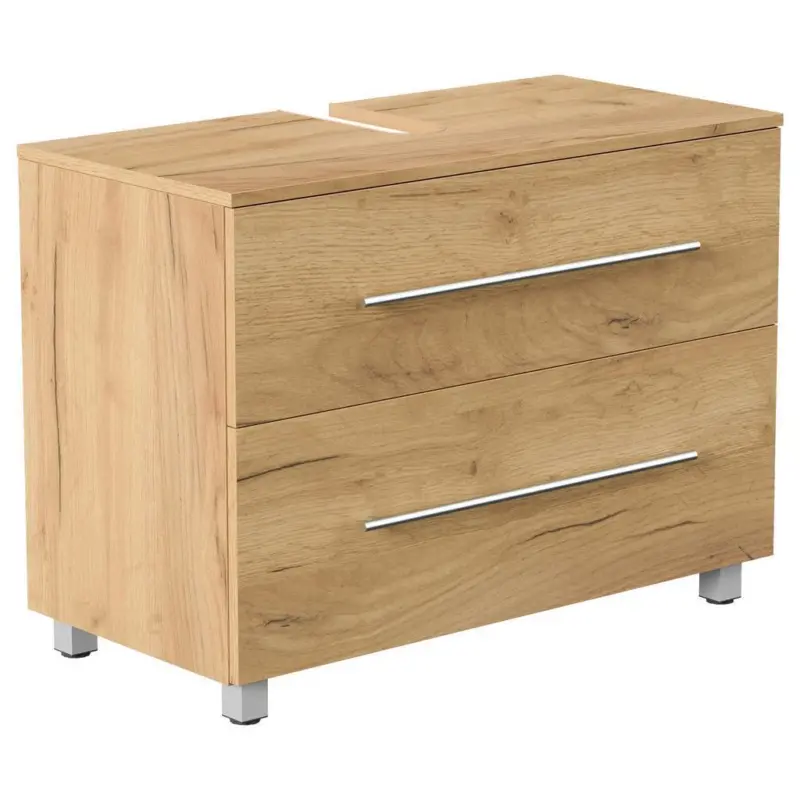 Waschbeckenunterschrank Mondial Eiche Dekor B: 85 cm