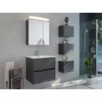 M&ouml;belix BADEZIMMER Limes, Graphitfarben B: 60 cm