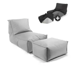 Sitzsack mit Hocker und H&uuml;lle Der Sundowner