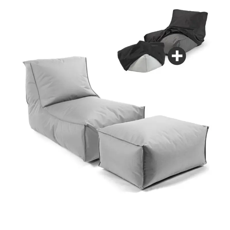 Sitzsack mit Hocker und H&uuml;lle Der Sundowner