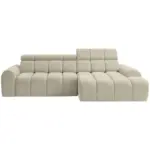 XXXLutz Lauterach - Ihr M&ouml;belhaus bei Bregenz Ecksofa in Chenille Beige 290/152 cm