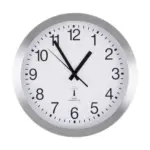 XXXLutz Lauterach - Ihr M&ouml;belhaus bei Bregenz Wanduhr Silberfarben, Wei&szlig;