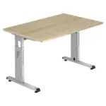 XXXLutz Lauterach - Ihr M&ouml;belhaus bei Bregenz Schreibtisch 120/80/65-85 cm Eichefarben