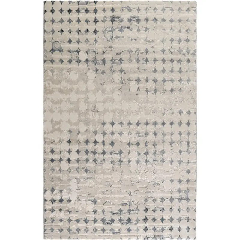 Webteppich 80/150 cm Velvet Spots Taupe, Petrol, Beige