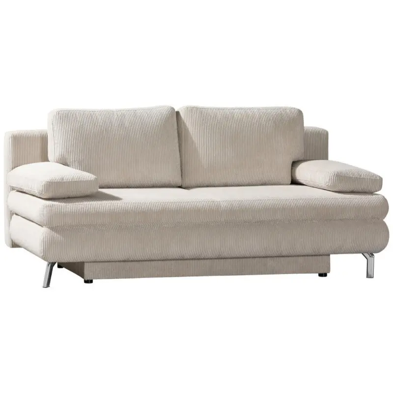 Schlafsofa Rob in Cord Beige