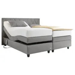 Boxspringbett 180/200 cm in Grau