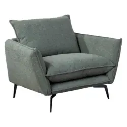 Sessel in Webstoff Olivgr&uuml;n