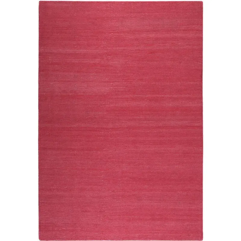 Handwebteppich Dunkelrosa 160/230 cm Rainbow Kelim Dunkelrosa