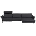 XXXLutz Lauterach - Ihr M&ouml;belhaus bei Bregenz Ecksofa in Lederlook Anthrazit 330/174 cm