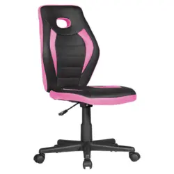 Jugenddrehstuhl in Schwarz, Pink