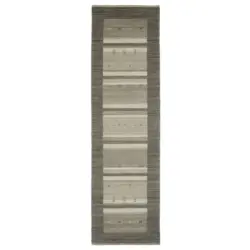 Orientteppich 80/300 cm Savannah Grau, Hellgrau