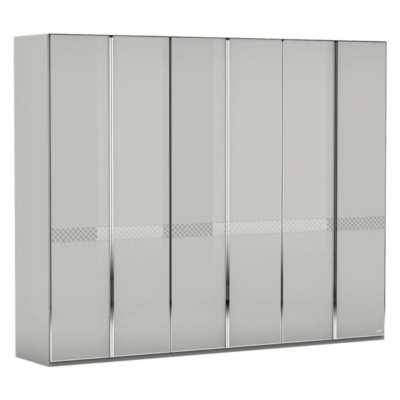 Dreht&uuml;renschrank in Hellgrau