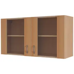 K&uuml;chenoberschrank in Buchefarben