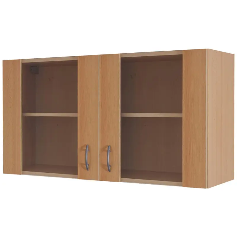 K&uuml;chenoberschrank in Buchefarben