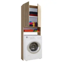 Waschmaschinenschrank 64/182/27 cm in Sonoma Eiche