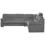 XXXLutz Lauterach - Ihr M&ouml;belhaus bei Bregenz Ecksofa in Chenille Grau 282/252 cm