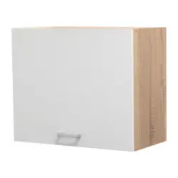 K&uuml;chenoberschrank 60/50/31 cm in Wei&szlig;, Sonoma Eiche