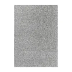 Flachwebeteppich 80/150 cm Nizza 1800 Hellgrau Hellgrau