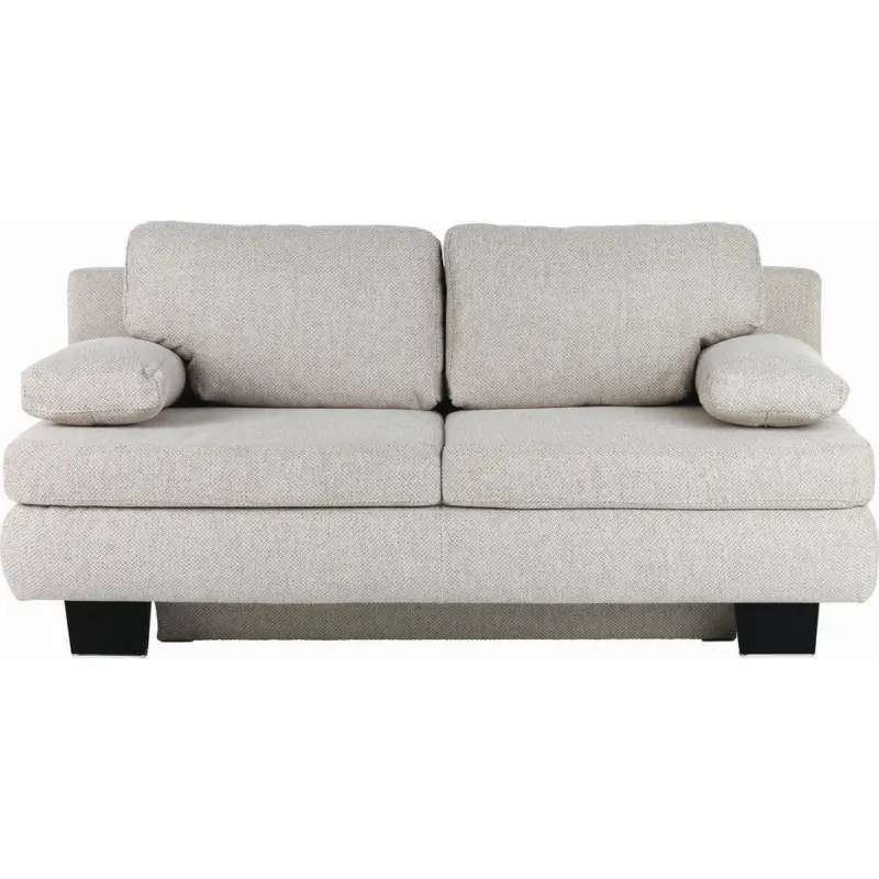 Schlafsofa in Webstoff Naturfarben
