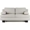 Schlafsofa in Webstoff Naturfarben