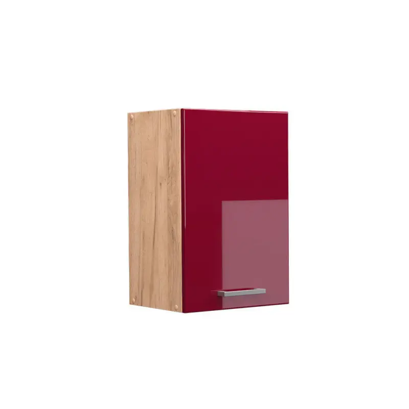 H&auml;ngeschrank R-Line Rot Hochglanz 40 cm