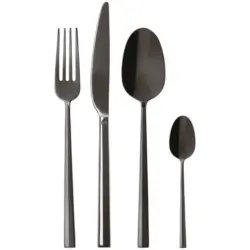 Besteckset 24-teilig Edelstahl f&uuml;r