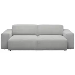 3-Sitzer-Sofa in Feincord Hellgrau