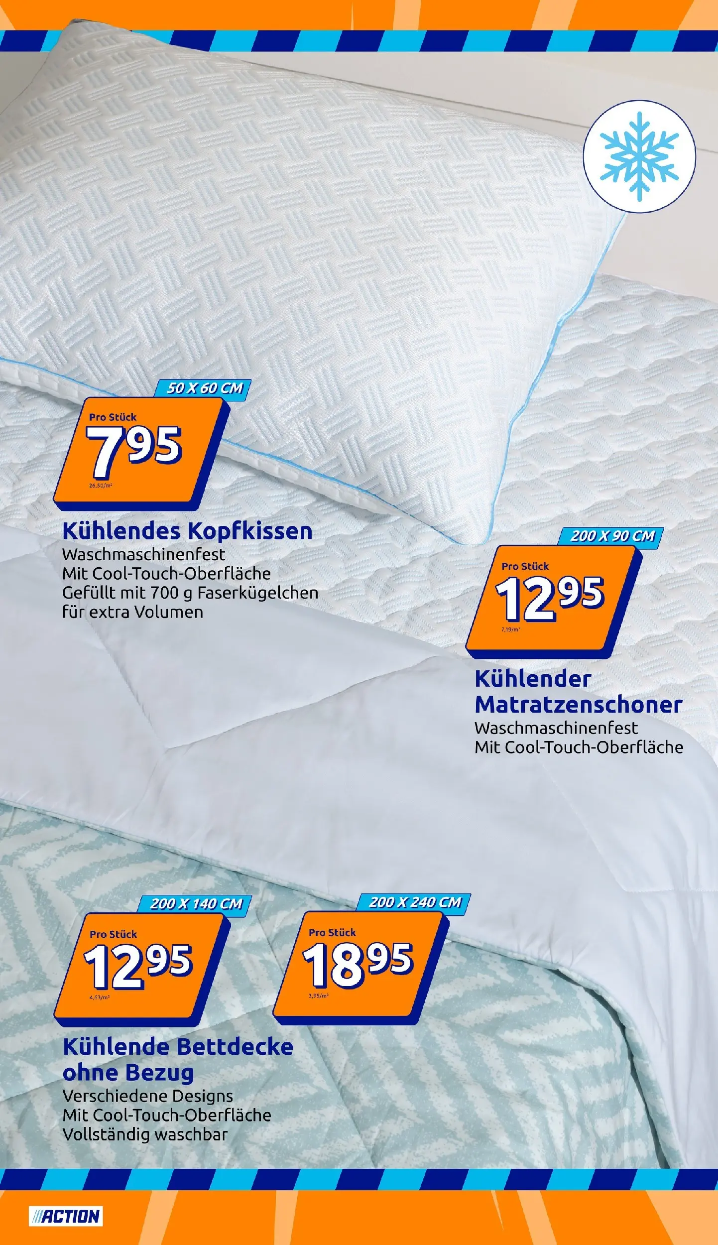 Action Kleine Preise, große Freude ab 13.05.2026 → Angebote nächste Woche | Seite: 10 | Produkte: Bettdecke, Kopfkissen, Matratzenschoner