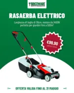 Bricoware Rasaerba elettrico - al 31.05.2026