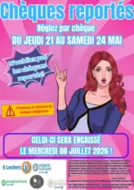 E.Leclerc OPERATION CHEQUE REPORTE 05 2026 - du 21.05.2026