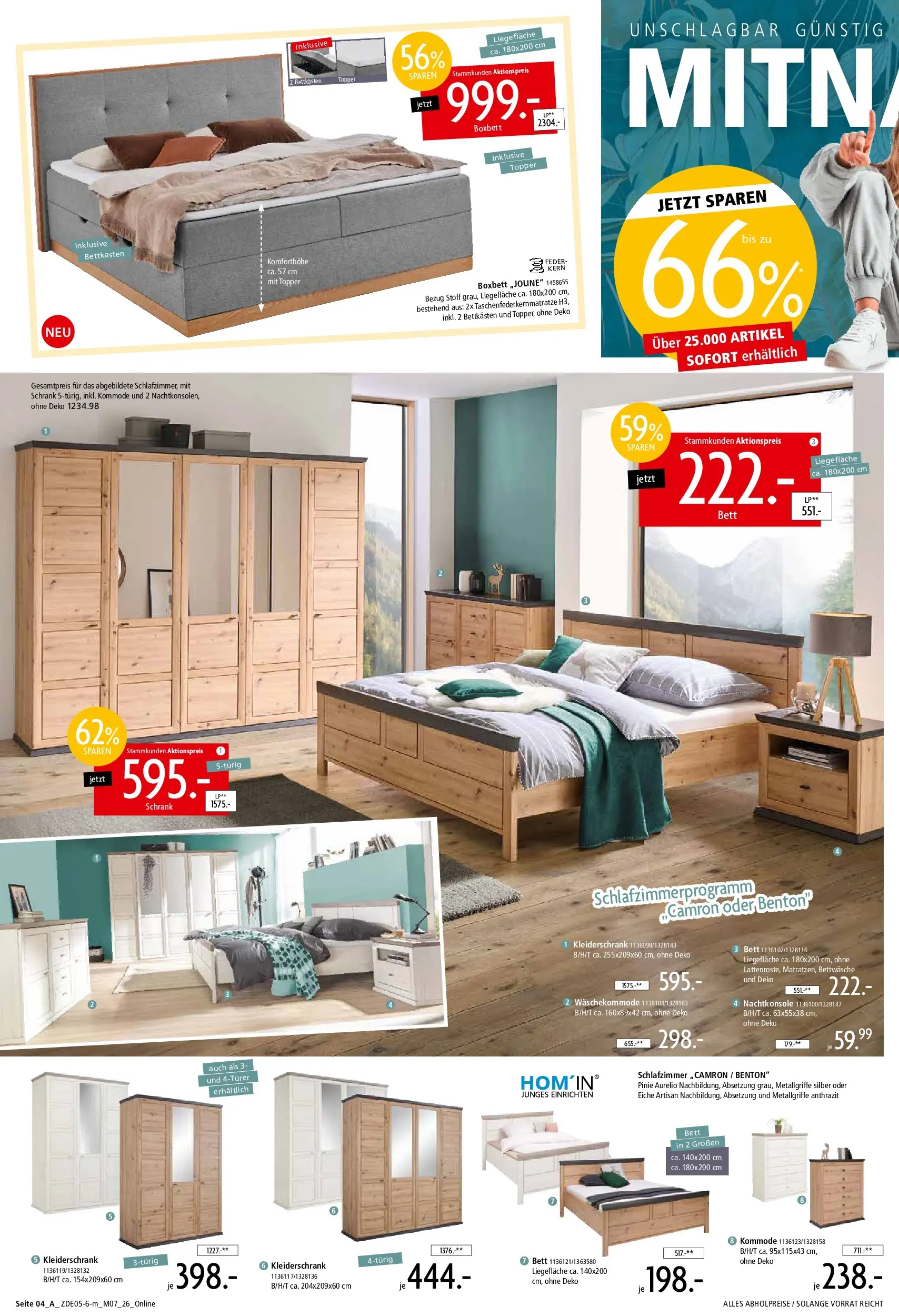 Zurbrüggen - Zurbrüggen: Unschlagbar günstig (ab 15.05.2026) zum Blättern | Seite: 8 | Produkte: Bett, Kommode, Topper, Bettwäsche