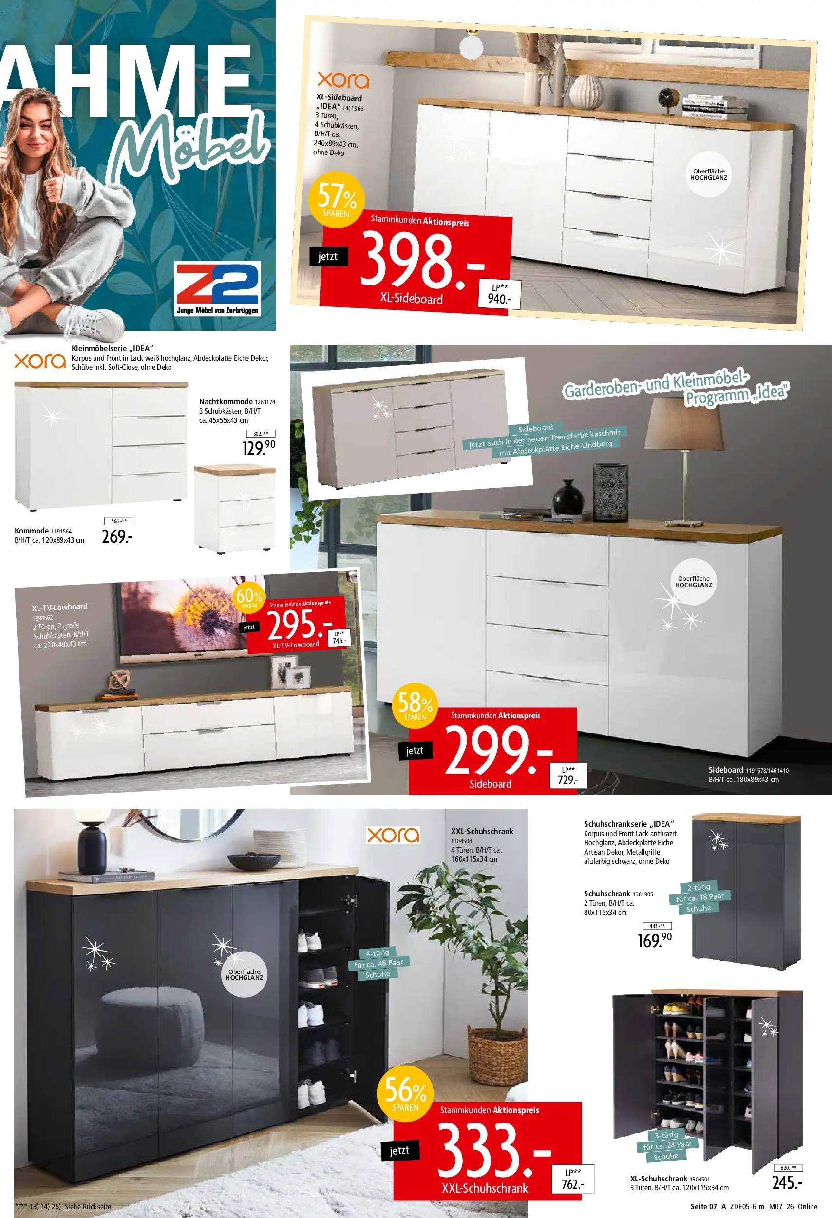 Zurbrüggen - Zurbrüggen: Unschlagbar günstig (ab 15.05.2026) zum Blättern | Seite: 13 | Produkte: Sideboard, Kommode