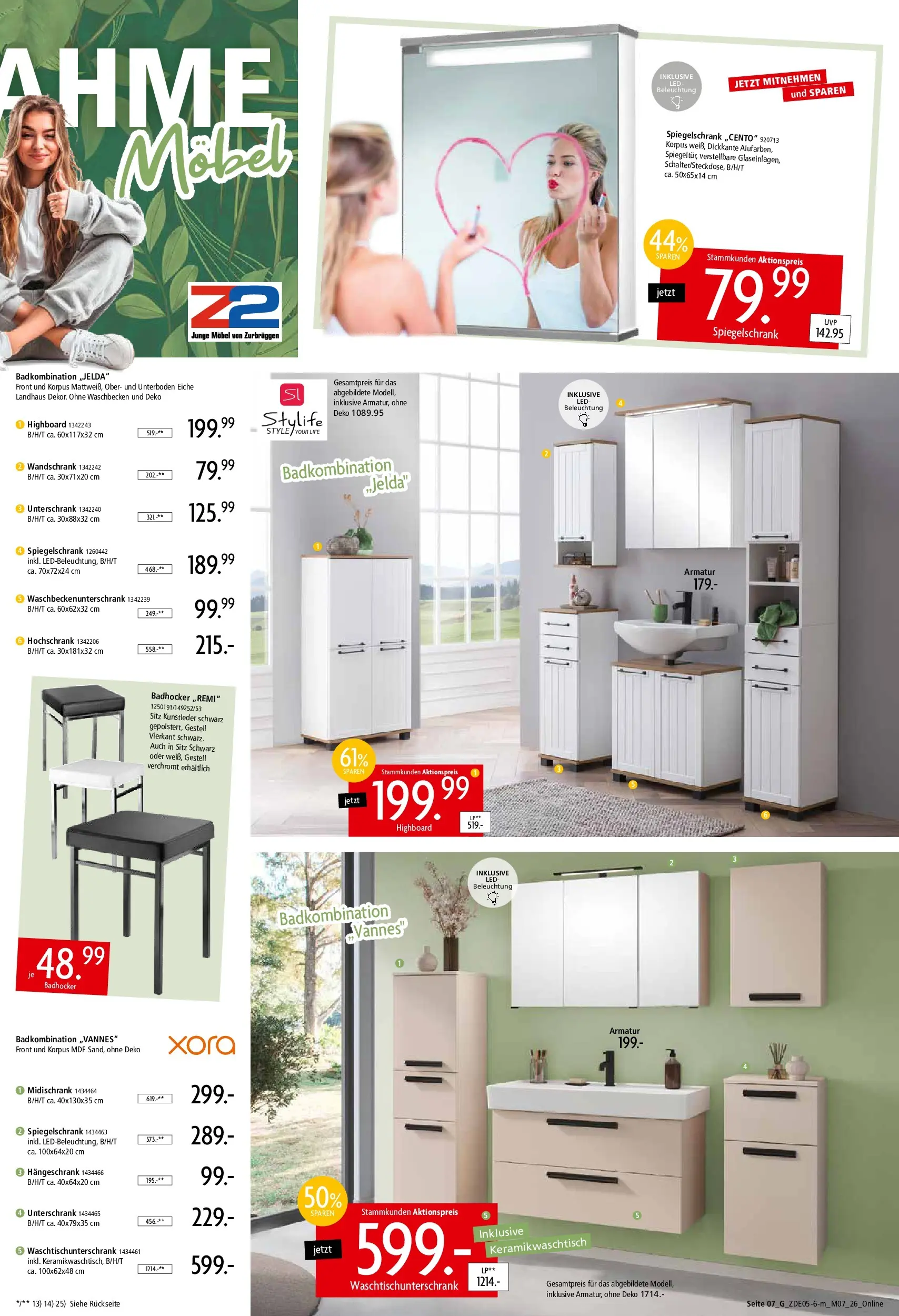 Zurbrüggen - Zurbrüggen: Unschlagbar günstig (ab 15.05.2026) zum Blättern | Seite: 25 | Produkte: HIghboard, Armatur, Hochschrank, Midischrank