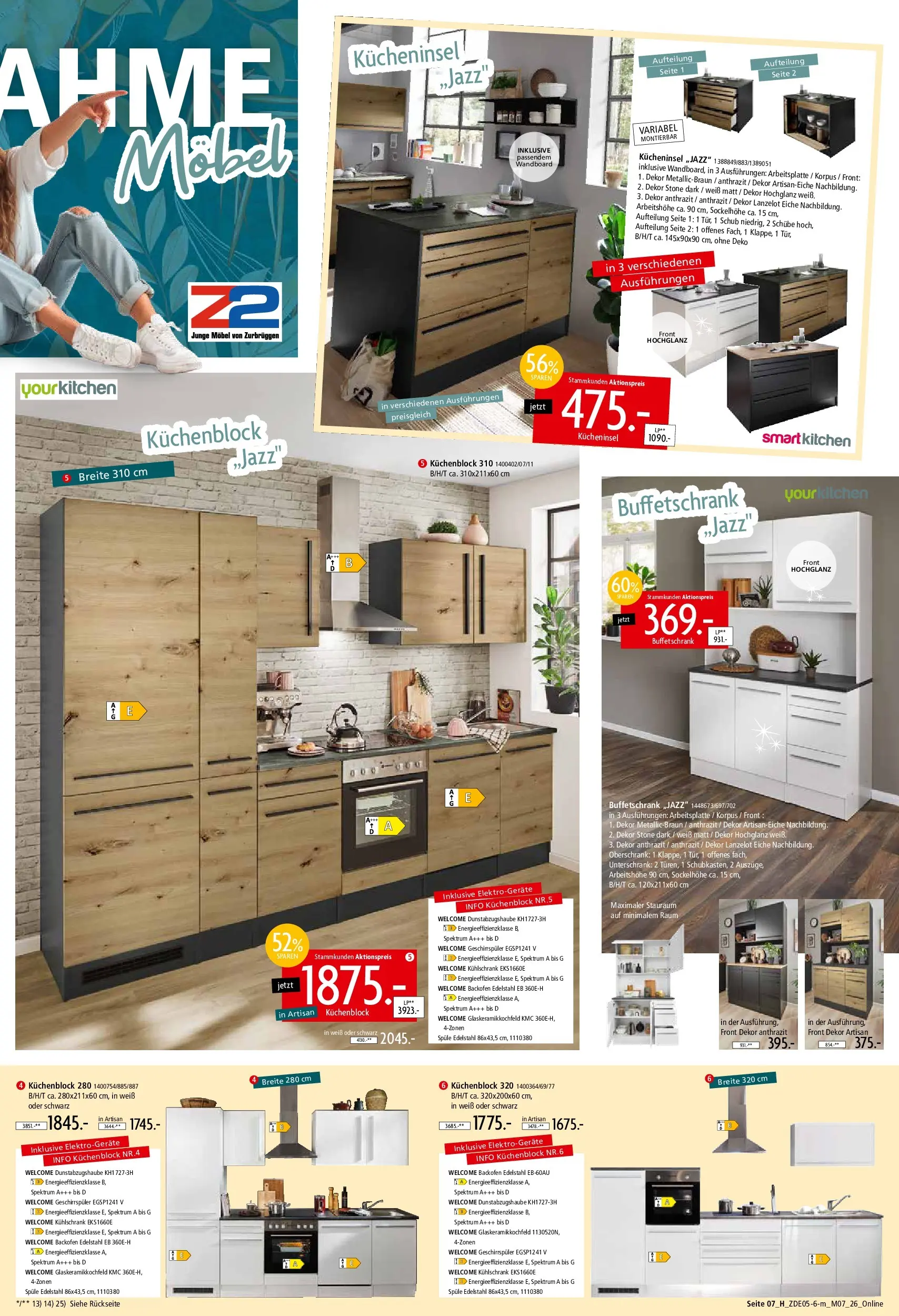 Zurbrüggen - Zurbrüggen: Unschlagbar günstig (ab 15.05.2026) zum Blättern | Seite: 27 | Produkte: Geschirrspüler, Kühlschrank, Backofen, Kuchen