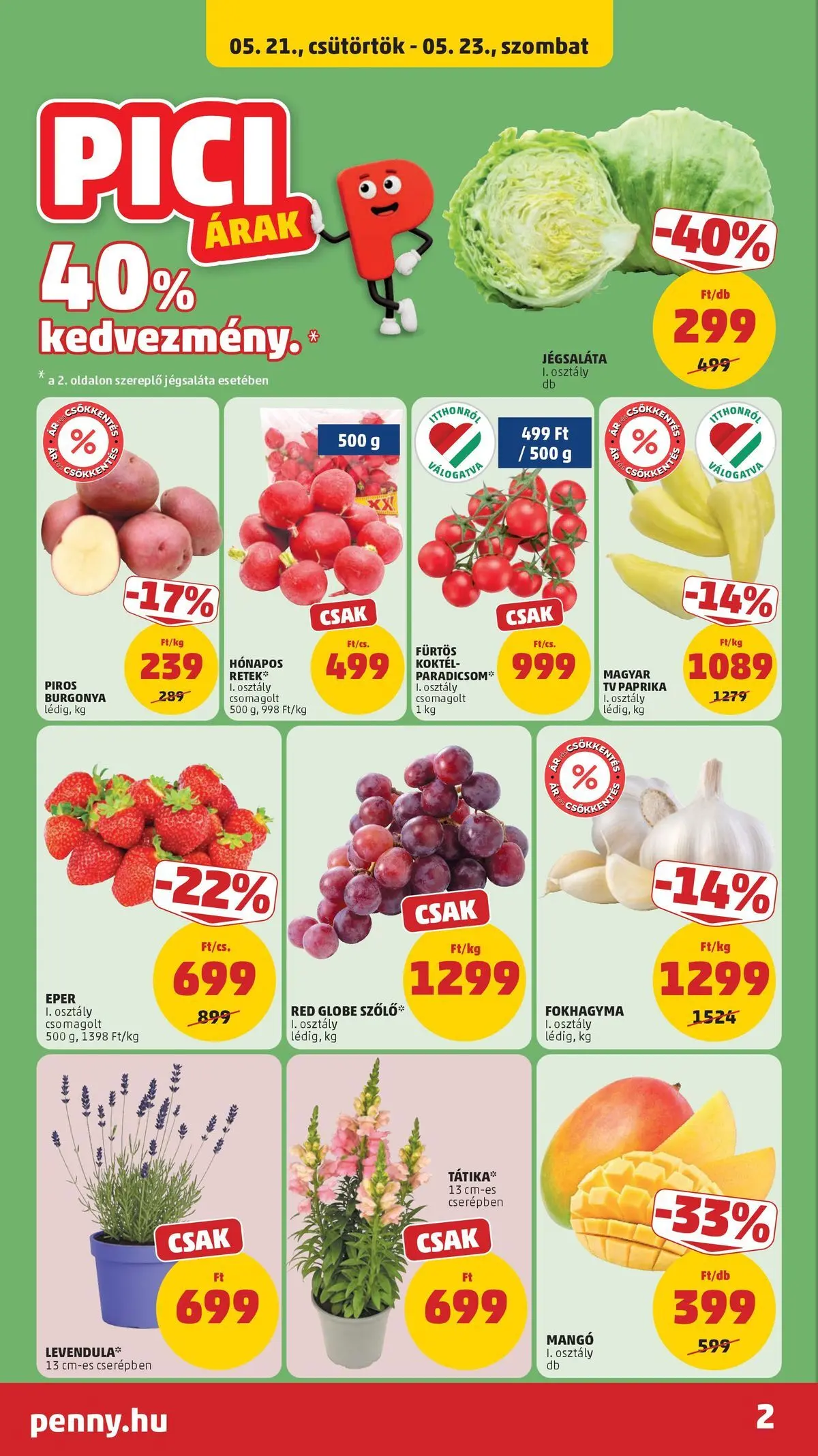 PENNY - Penny újság érvényessége 2026.05.27-ig: 2026.05.20.-tól lapozható | Oldal: 2