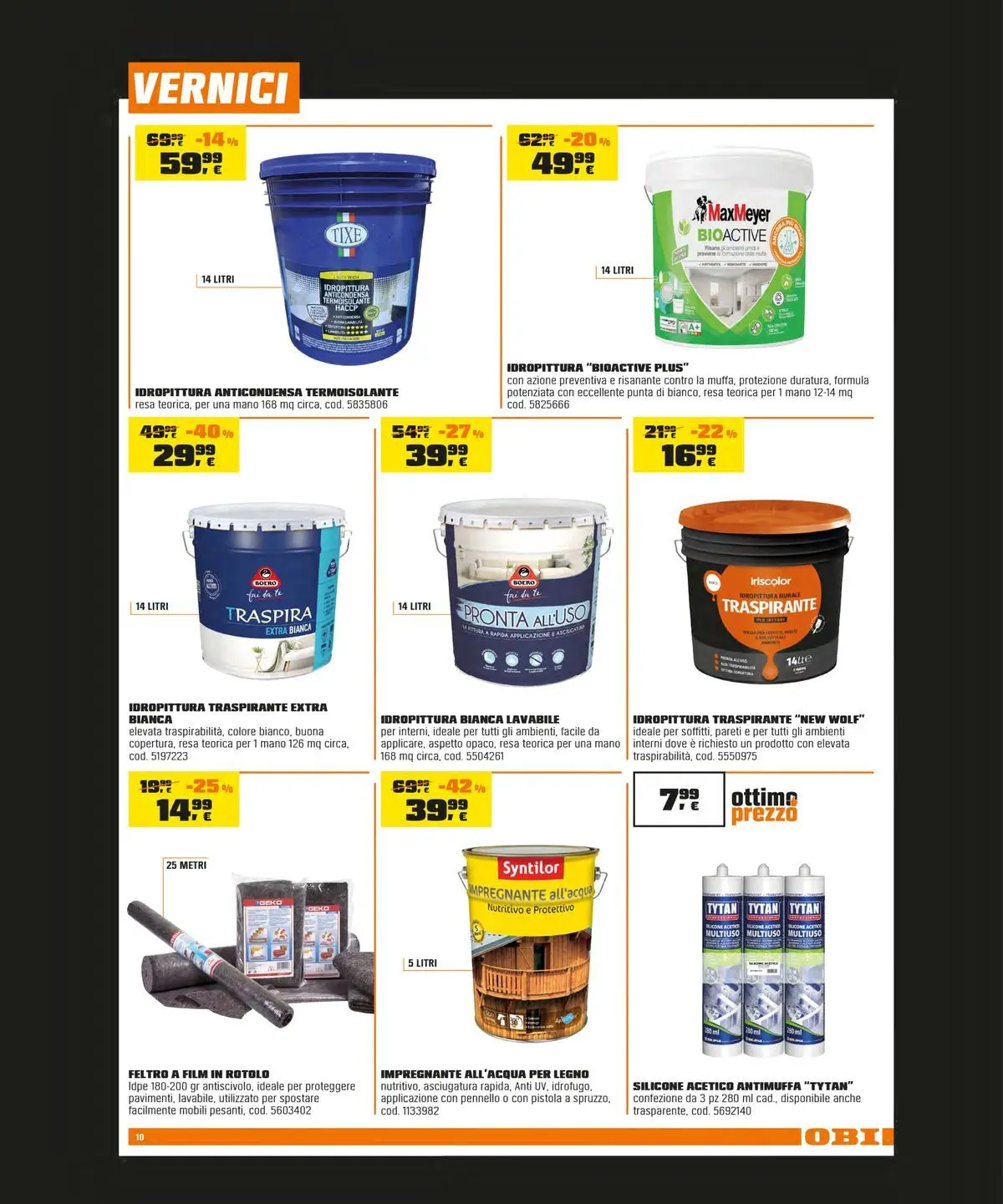 Nuovo OBI - Più spazi ai tuoi progetti dal 15/05/2026 > offerte anteprima 🛍️ | Pagina: 10