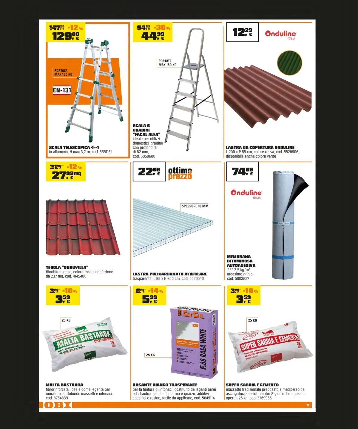 Nuovo OBI - Più spazi ai tuoi progetti dal 15/05/2026 > offerte anteprima 🛍️ | Pagina: 11