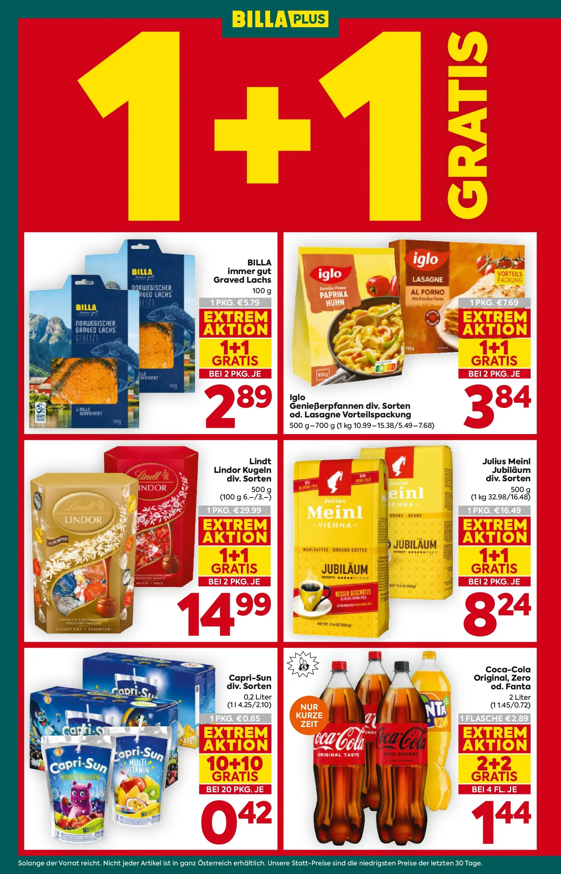 Billa Plus Flugblatt - Niederösterreich von 21.05.2026 - Aktuelle Angebote | Seite: 4 | Produkte: Zucker, Milch
