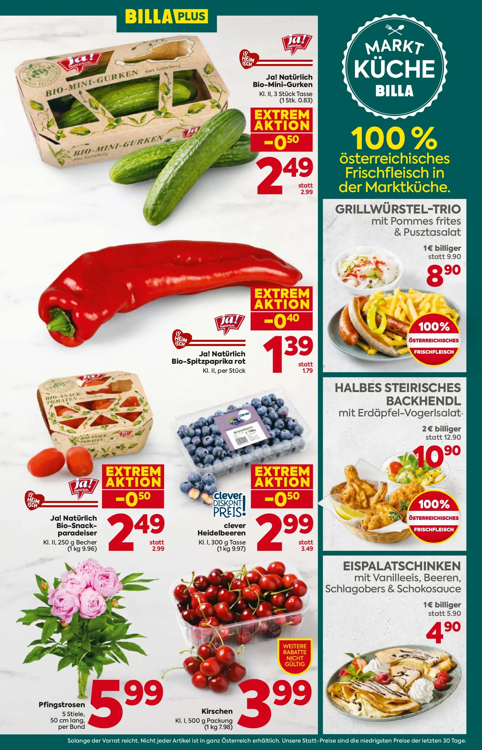 Billa Plus Flugblatt - Niederösterreich von 21.05.2026 - Aktuelle Angebote | Seite: 7 | Produkte: Tomaten
